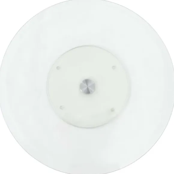 vidaXL Snurrbar serveringsbricka transparent 60 cm härdat glas - Serveringsfat