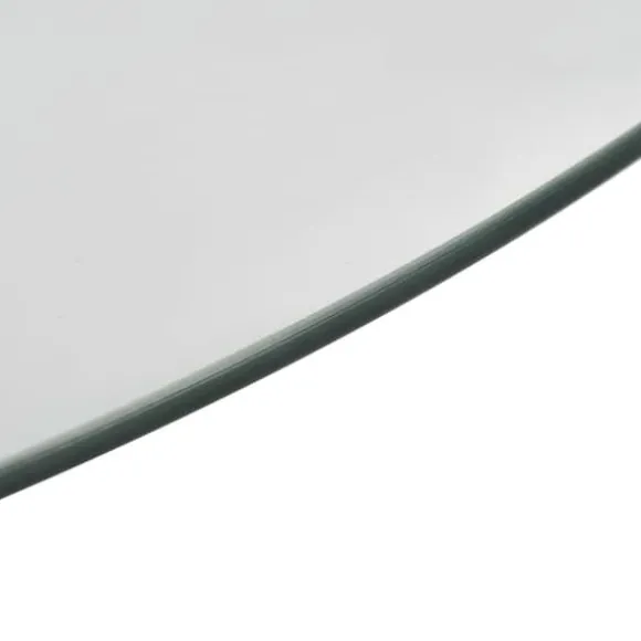 vidaXL Snurrbar serveringsbricka transparent 60 cm härdat glas - Serveringsfat