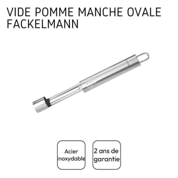 Vide pomme i rostfritt stål Fackelmann Ovala