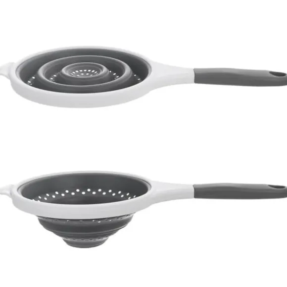 Vikbar kökssil i silikon, durkslag, sil, durkslag, KEMP 25,5 cm ORION 124472
