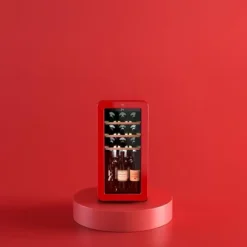 Vinbutik Cecotec Bolero GrandSommelier Origin 18 Hit Red 74,3 x 36,6 x 47,6 cm Röd