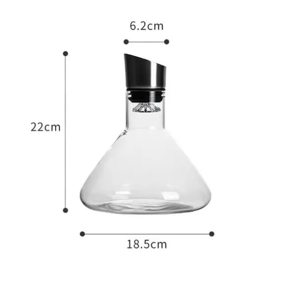 Vindekanter i kristallglas 1,5L