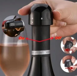 Vinkork Champagne Vakuum försluter Stopper Champagnelåsning