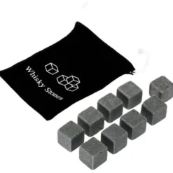 Vinkylare, 100 % naturlig whisky Drycker Stenar Smutta Rock Whisky Cooler Ice Cube Present - Vit #C