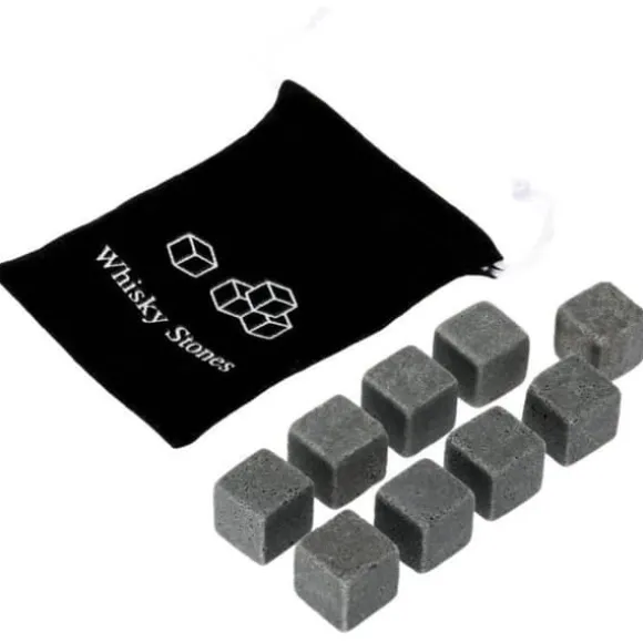 Vinkylare, 100 % naturlig whisky Drycker Stenar Smutta Rock Whisky Cooler Ice Cube Present - Vit #C