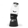 Vinluftare - Elegant - BPA-fri akryl - Instantfilter - Svarvdesign - Svart