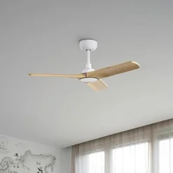 Vit fläkt Ø90 cm HEYWOOD S 33805