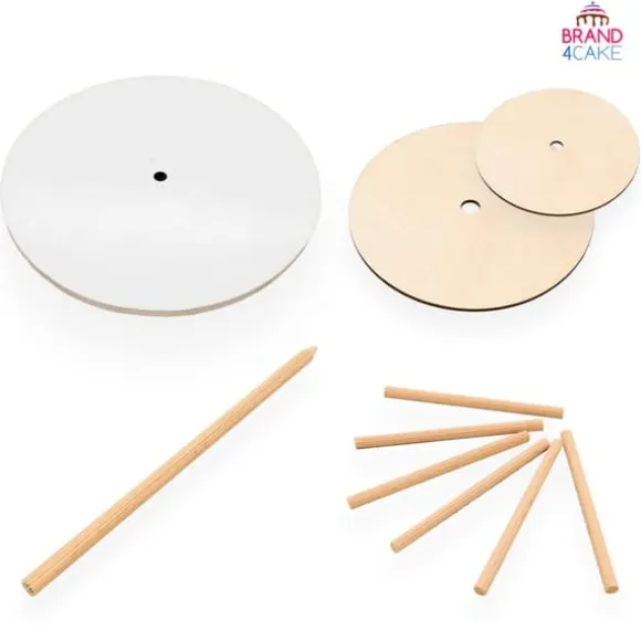 3-vånings tårtfat 40/24/18 cm Brand4Cake