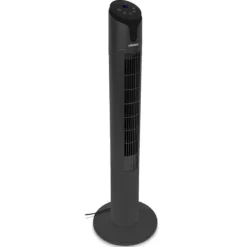 VONROC Lyxig pelarfläkt – 110cm – svart | Inkl. fjärrkontroll