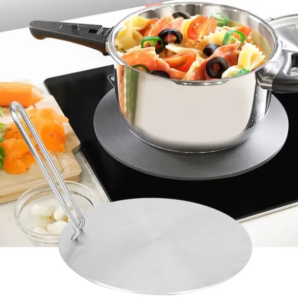 Värmespridare av rostfritt stål Induktionsplattomvandlare - 22cm
