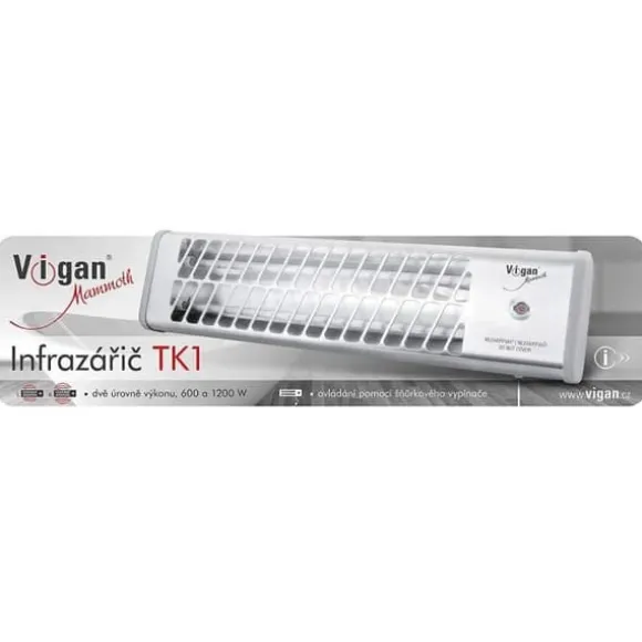 Värme - TK1 - Elektrisk - Väggmontering - Tyst