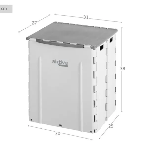 Waste bin Aktive polypropylene TPR 31 x 38 x 27 cm (6 Units)