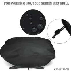 Weber Q1000 Grillskydd: Vattentätt & Dammtätt Barbecueskydd