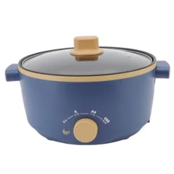 800W elektrisk spis 2,5L 3 hastighetskontroll Enkellagers multifunktionell elektrisk grytkokare UK-kontakt 220V