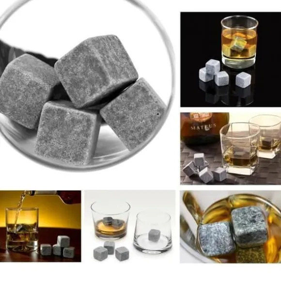 Whiskysten - Xcellent Global - M-HG066 - 9 stycken - Sammetspåse - Späder inte drycken.