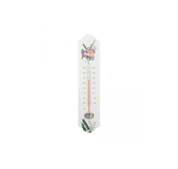 WHITE LINE external thermometer - metal 30cm
