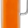 Wilmax glaskaraff 1,5 L i borosilikatglas, filter & stållock