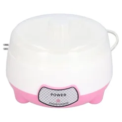 15W 1L mini yoghurtmaskin 360° uppvärmning automatisk yoghurtmaskin för hem EU-kontakt 220V rosa