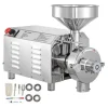 2200W 1500rpm 50kg kapacitet 30-50kg/H elektrisk spannmålskvarn med olika tillbehör, justerbar finhet, med överbelastningsskydd