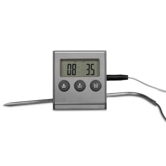 XAVAX Köttermometer Digital Timer Kabelsensor