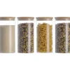 4x1300ml Förvaringsburkar i Borosilikatglas med Lufttät Lock (10x20cm)