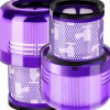 2x TVÄTTBART HEPA-FILTER FÖR DYSON V12 ABSOLUTE DETECT SLIM TOTAL FÖRBÄTTRAD
