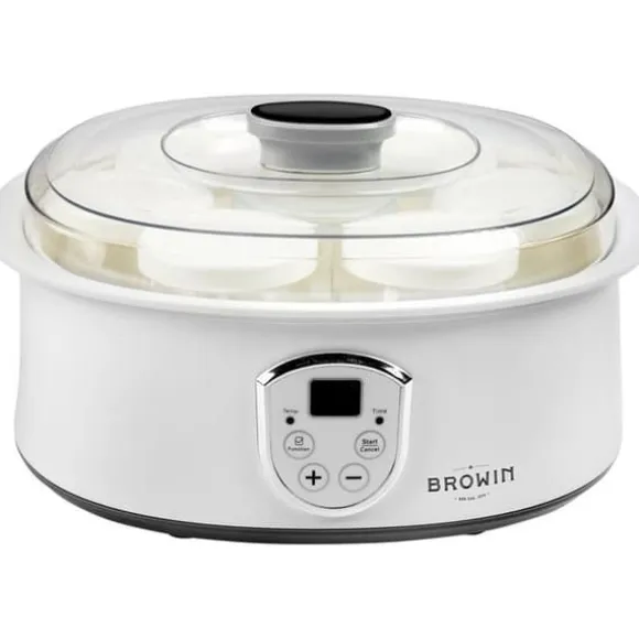 Yogurtmaskin - Browin - 801015 - 7 glasburkar - Justerbar termostat - 20 W