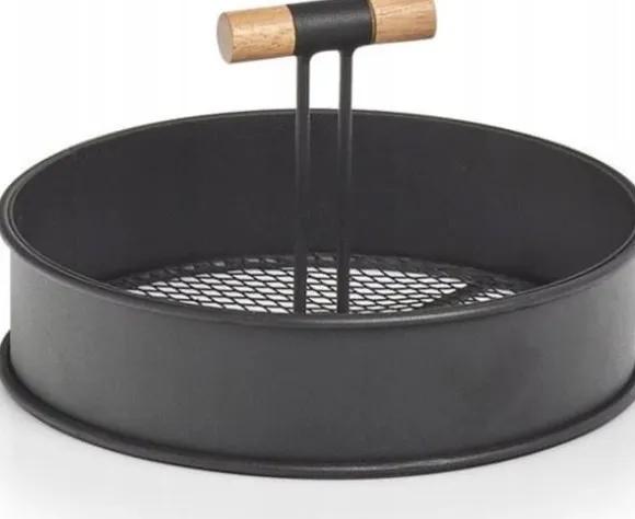 Zeller metallstativ med handtag, Ø 20 cm, svart, ZELLER